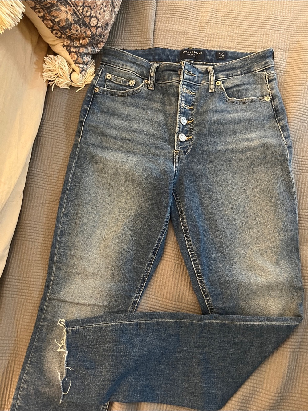 Lucky button fly jeans